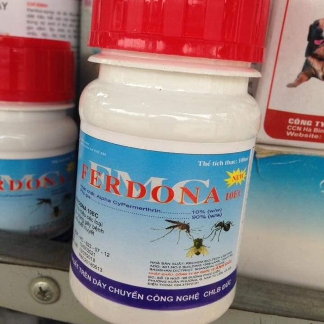 ferdona (nắp đỏ) chai phun diệt muỗi côn trùng tác dụng kéo dài( chai lớn 100m tiết kiệm hơn)
