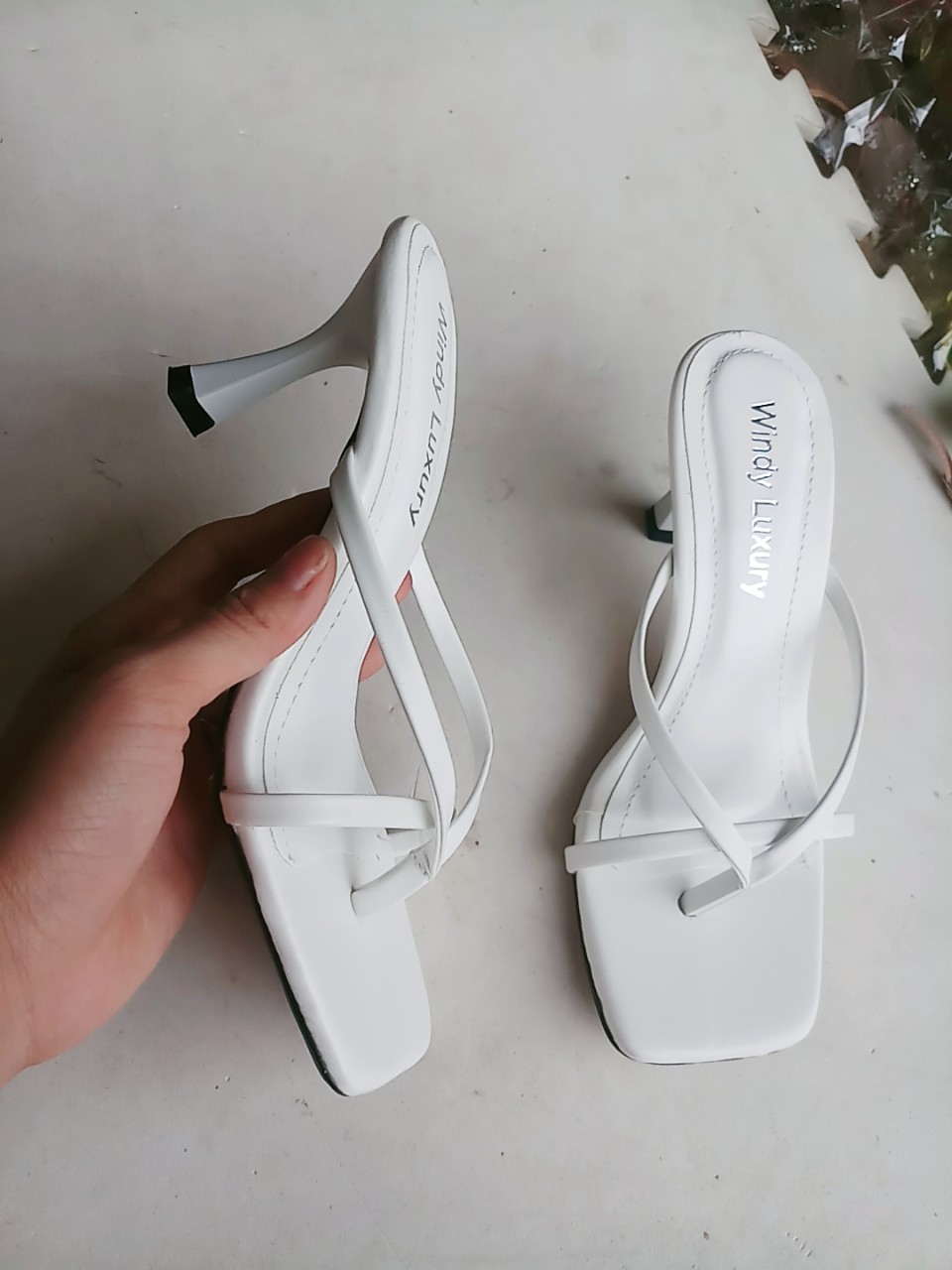dép guốc nữ cao 7 phân xỏ ngón