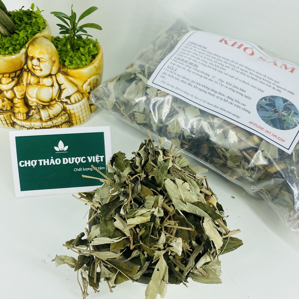 Khổ sâm khô 1kg, hỗ trợ giảm đau dạ dày, trào ngược, đại tràng, kháng khuẩn, tốt cho tiêu hóa