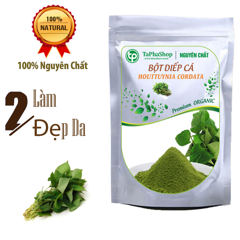[HOT] Bột diếp cá nguyên chất 200g - Thảo Dược Tấn Phát