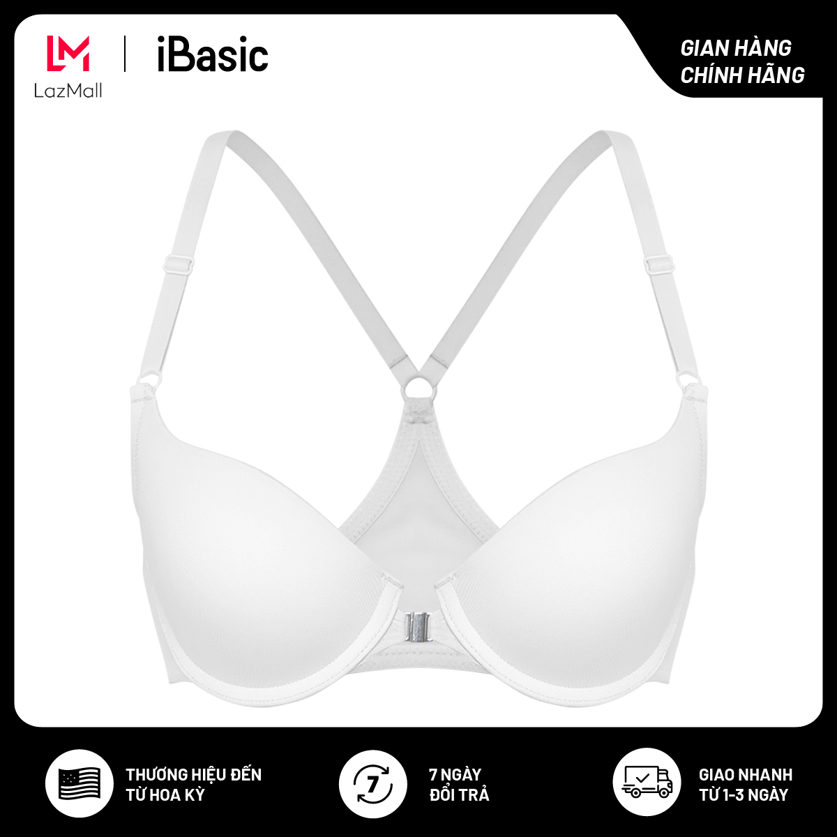 Áo ngực Tshirt mút vừa iBasic BRAY032