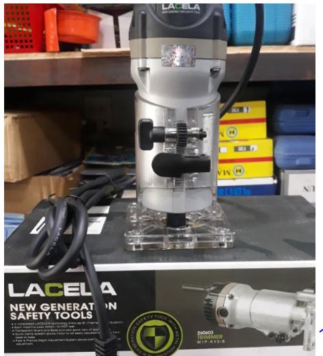 Máy soi, phay gỗ 6mm Lacela 260603