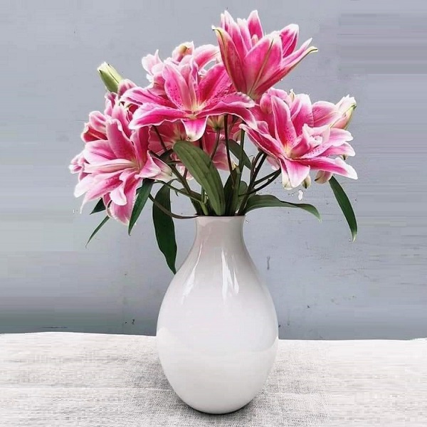 Bình bông sứ Minh Long - bình bông sứ