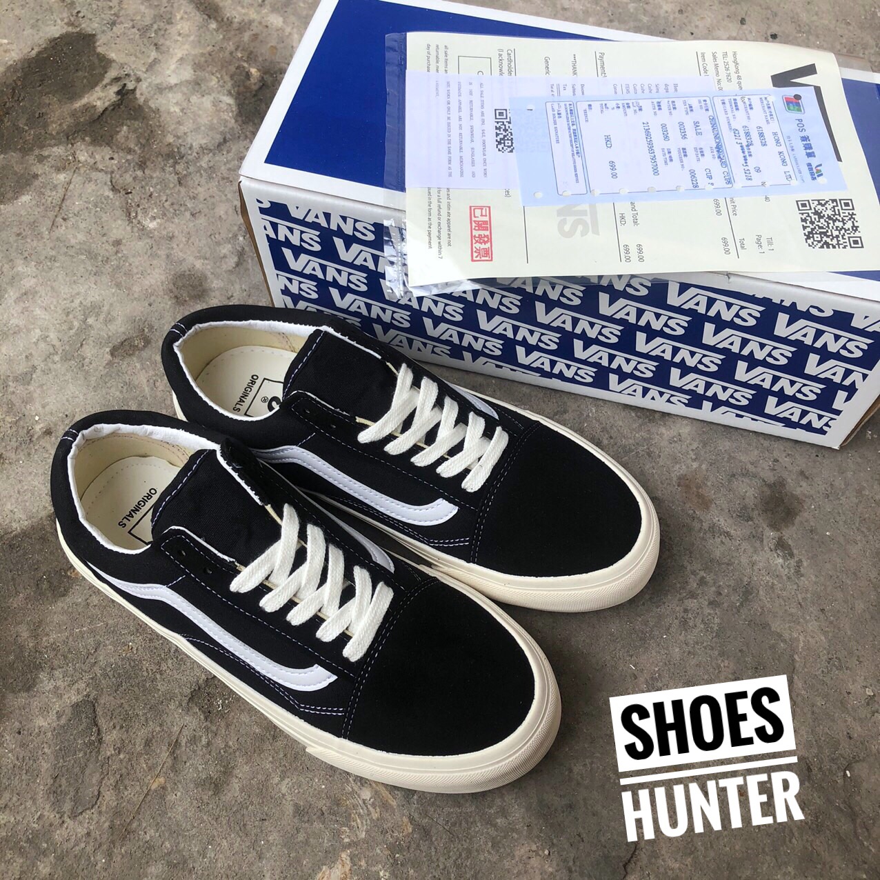 GIÀY VANS VAULT ĐEN (Full box, Bill)