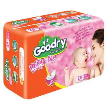 Miếng lót sơ sinh Goodry M28 miếng