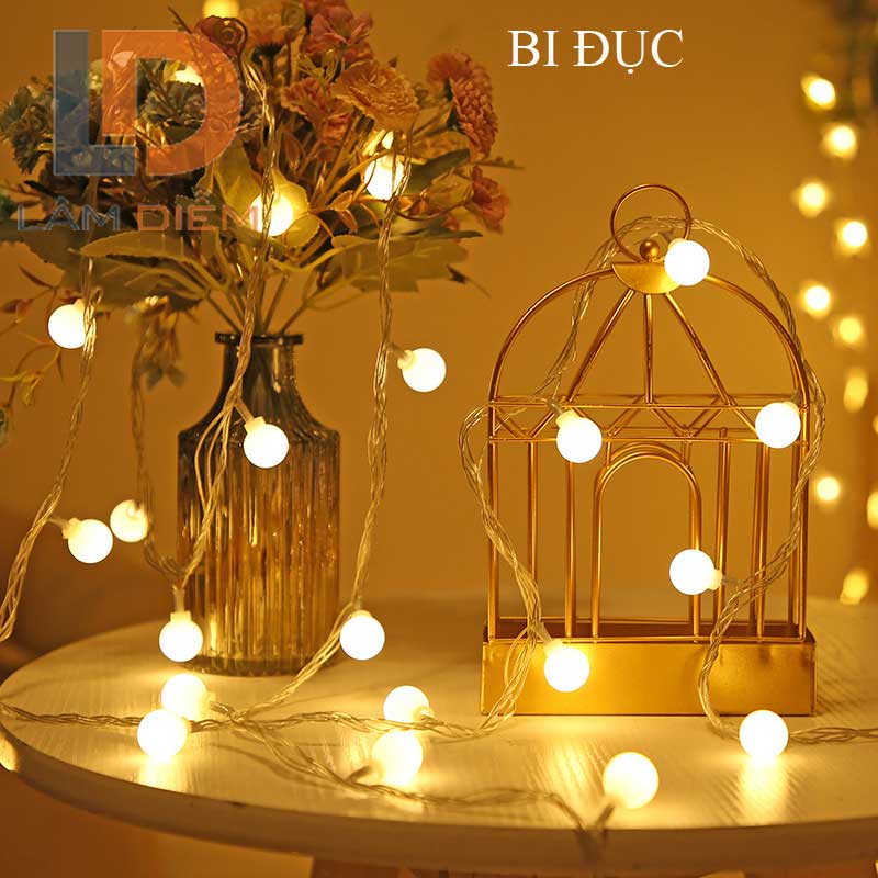 ĐÈN LED TRANG TRÍ CHỚP NHÁY 4M5 - 9M KIỂU BI [HÀNG CHẤT LƯỢNG]