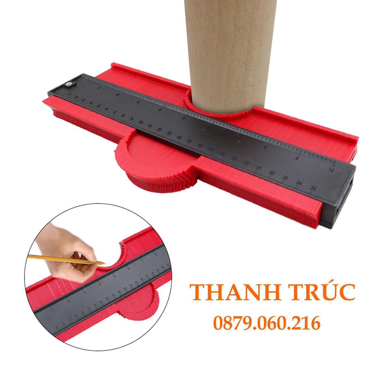 [xả kho ] thước sao chép đường viền đa năng
