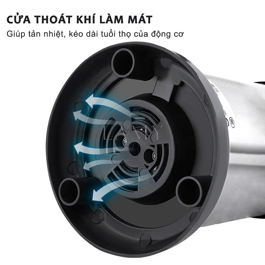 Máy xay bột khô Siêu Mịn Công Suất 300W, Máy xay hạt cà phê, xay bột ngũ cốc, xay gia vị - 6 Lưỡi dao