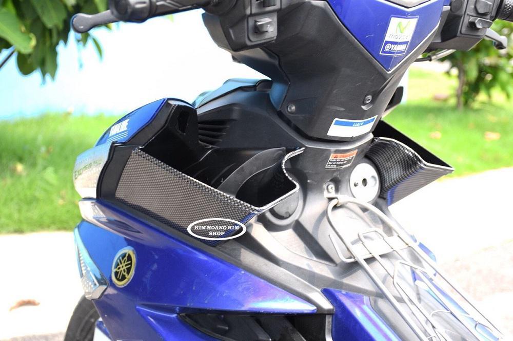 Hộc đựng đồ sơn Carbon và đen gắn Exciter 150 (Rổ)