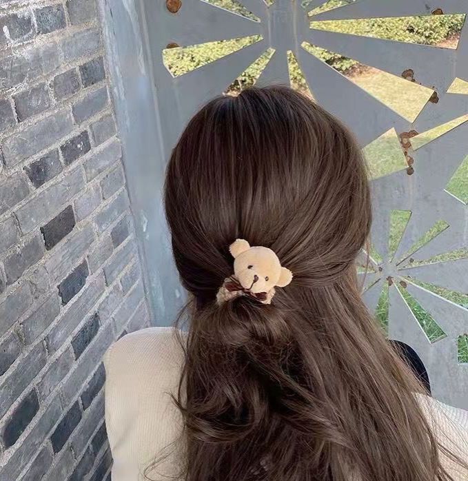 1 Cột tóc thỏ cục bông siêu đáng yêu Phụ kiện 68