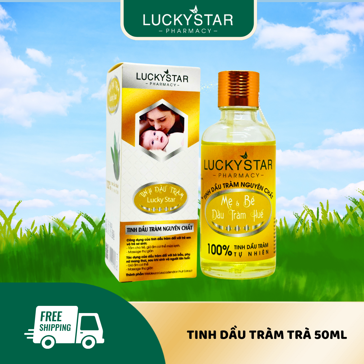 Lucky Star Melaleuca Essential Oil 50ml