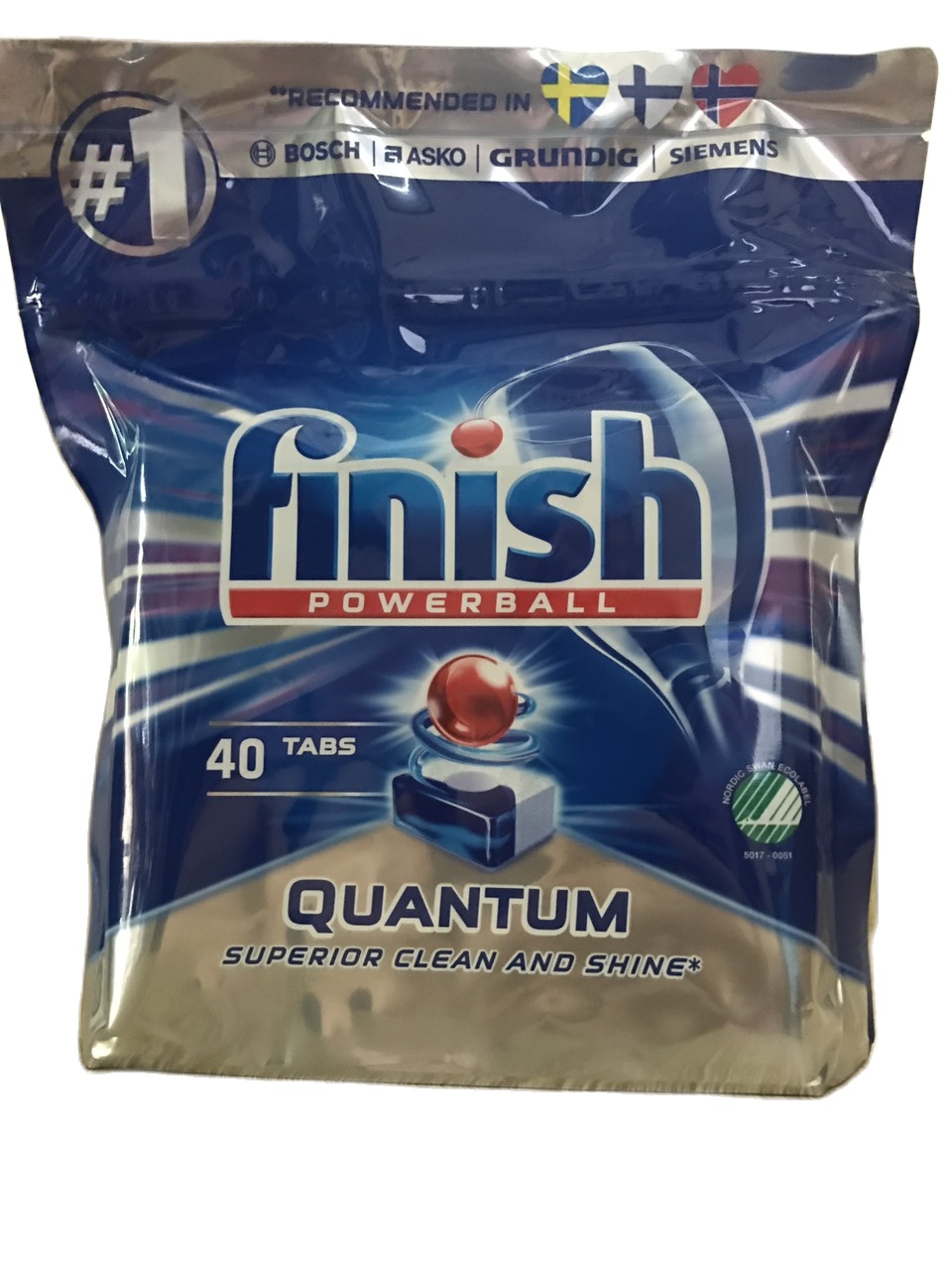 Viên rửa bát Finish Quantum 100v