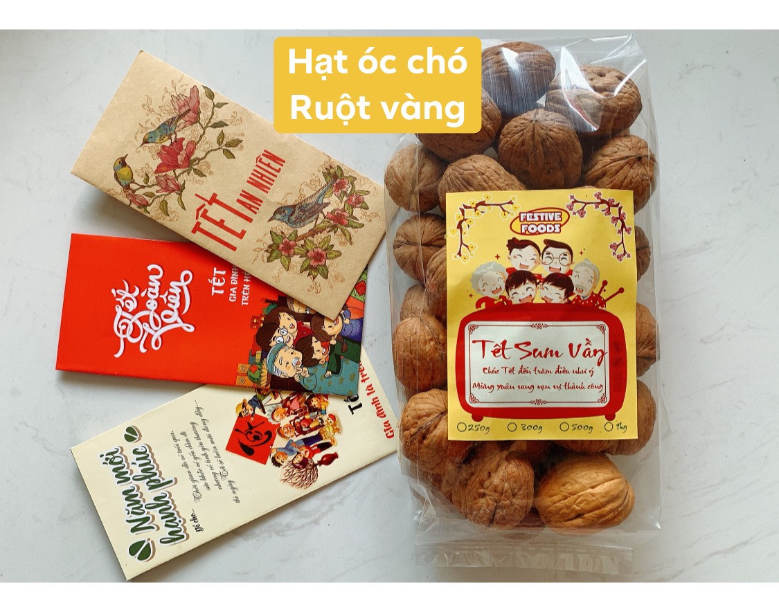 [HẠT SIÊU RẺ] Túi 500g Hạt dinh dưỡng ngon các loại, hiệu Festive Foods (dẻ cười / mắc ca / hạnh nhân / điều / óc chó / dưa / bí / hướng dương)