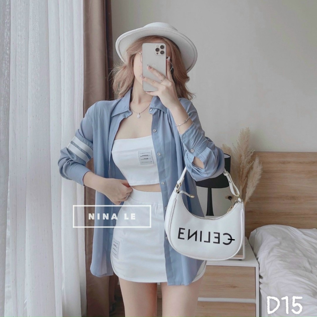 Sét bộ 3 món áo khoác bozip xinh sang chảnh ld222