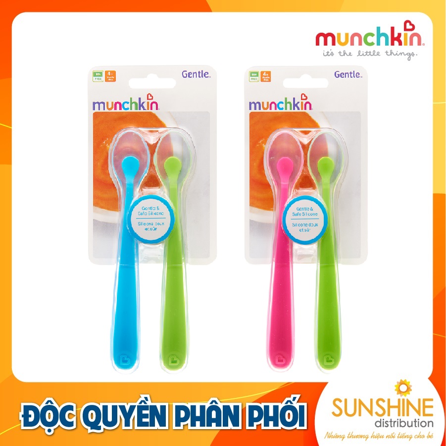 BỘ THÌA SILICONE MUNCHKIN (2C)