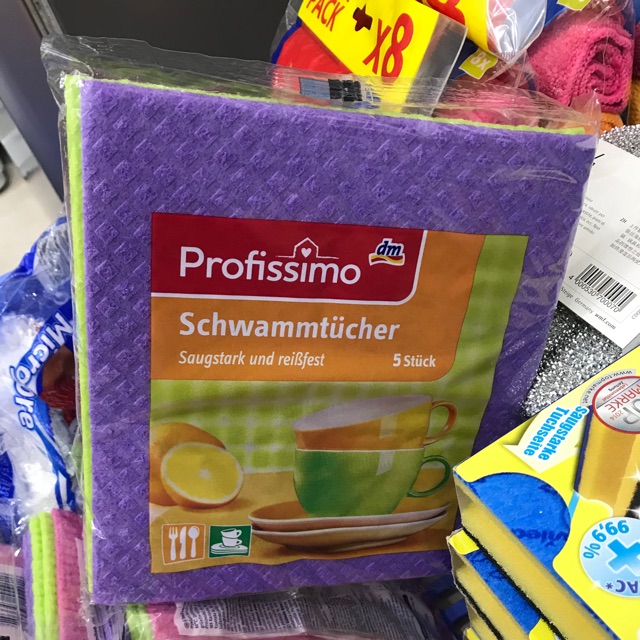 KHĂN LAU ĐA NĂNG BỌT BIỂN PROFISSIMO Hàng Đức