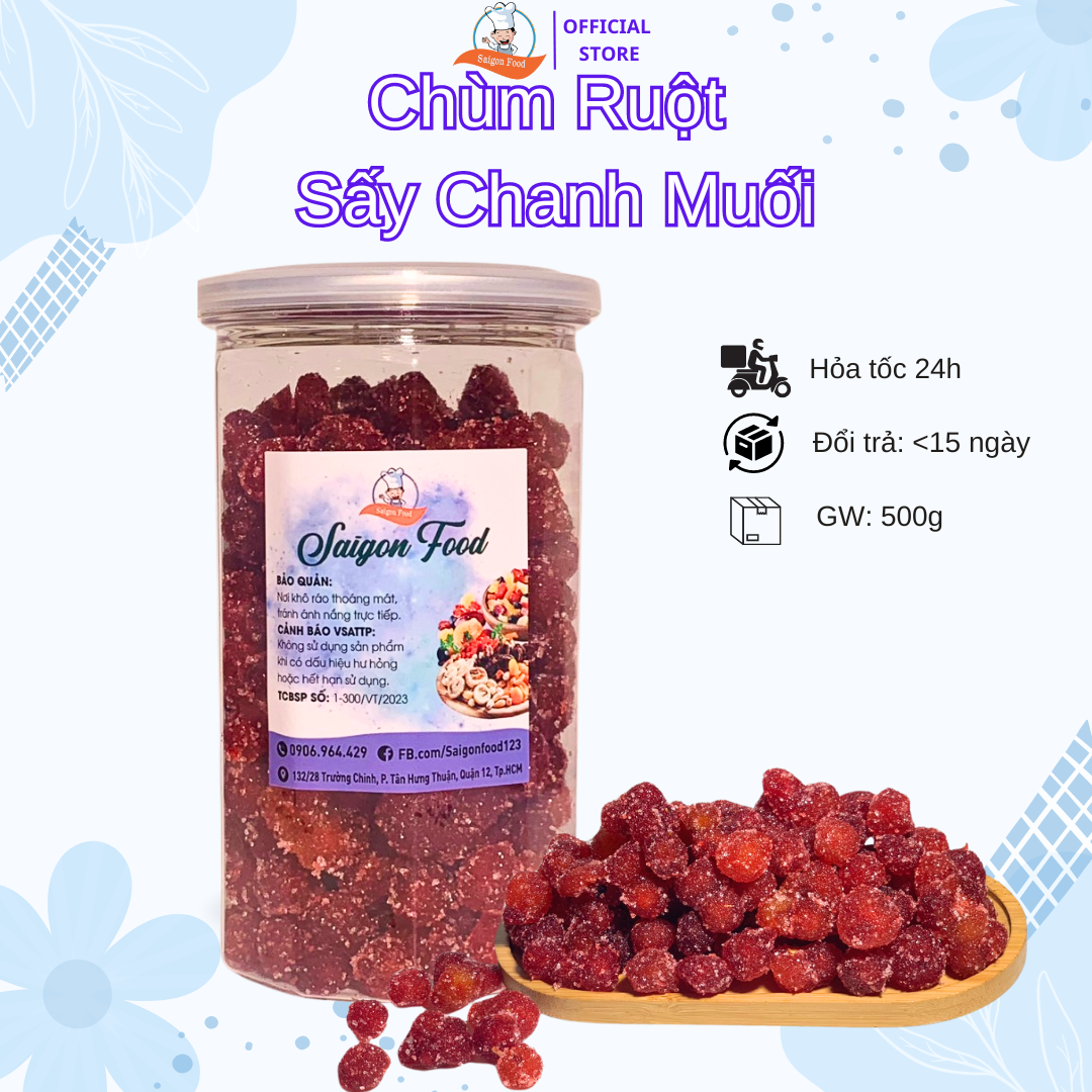 Chùm ruột chanh muối 500g SAIGONFOOD