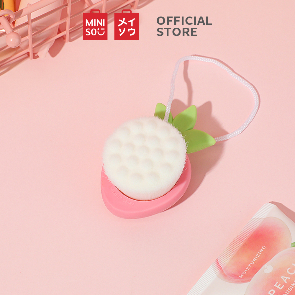 Cọ rửa mặt Fruit Series Miniso Facial Cleansing Brus (Strawberry)