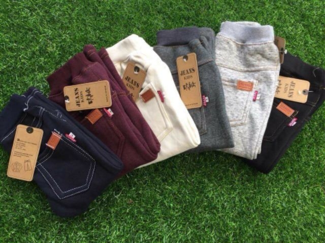 Quần nỉ dáng jeans cho bé 7-17kg