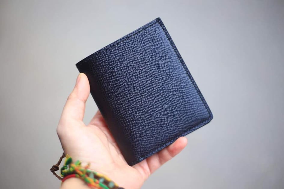 Ví da handmade dáng đứng
