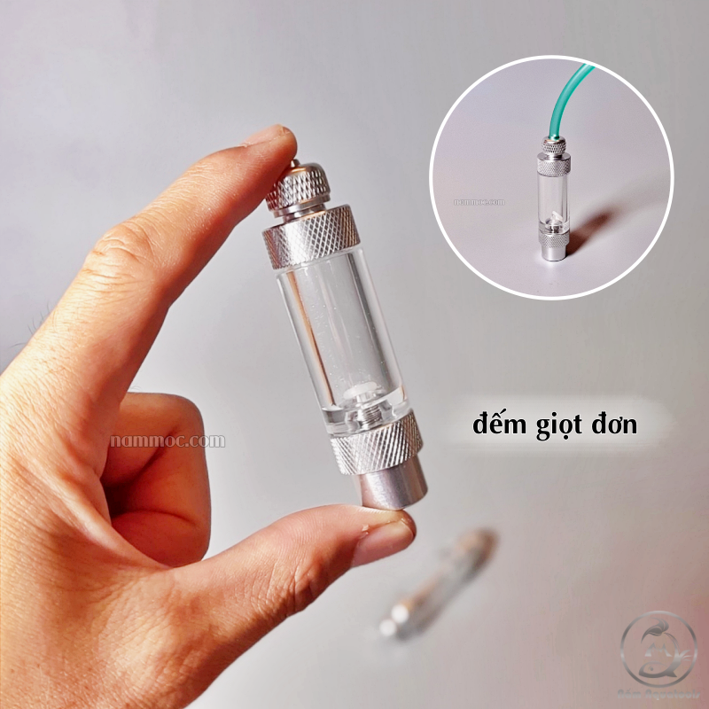Đếm giọt mufan - đếm giọt co2 tích hợp van một chiều
