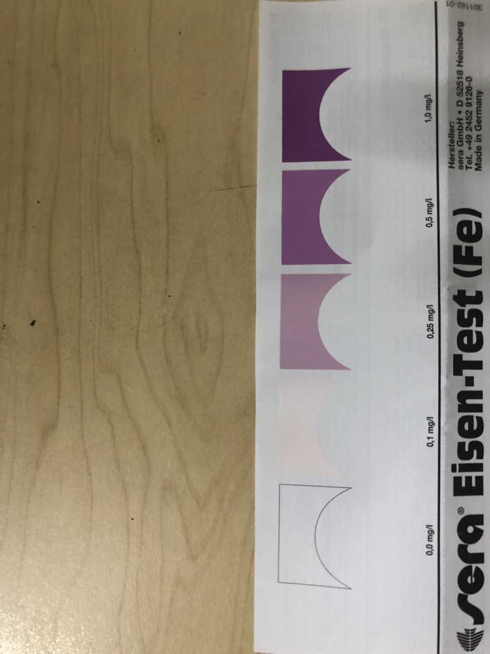 Bộ Đo Phèn Fe Test kit FE Sera