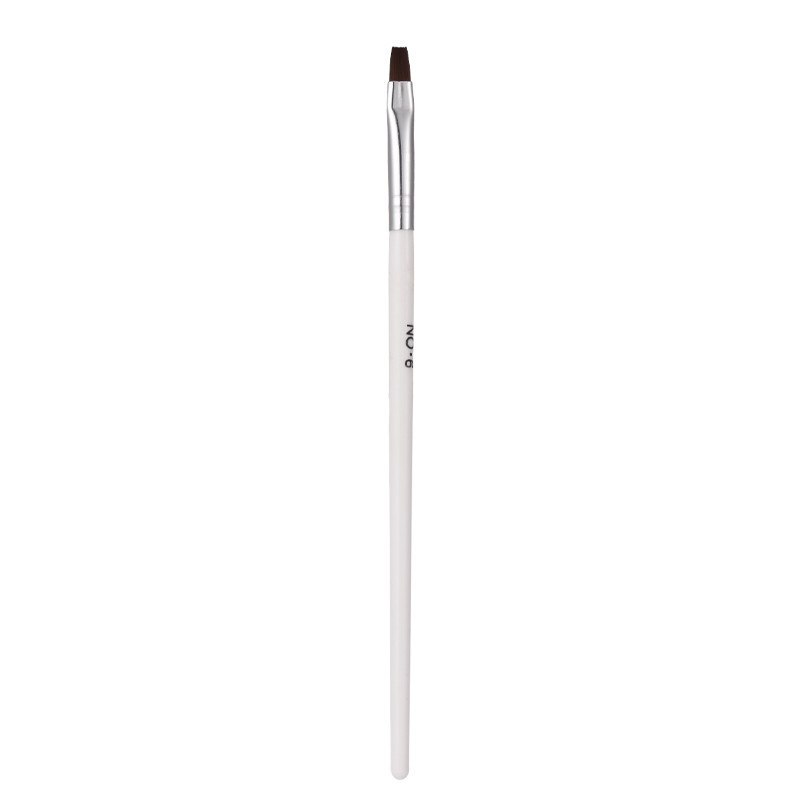 [HCM]Cọ đắp gel cán trắng số 6 (loại thường)