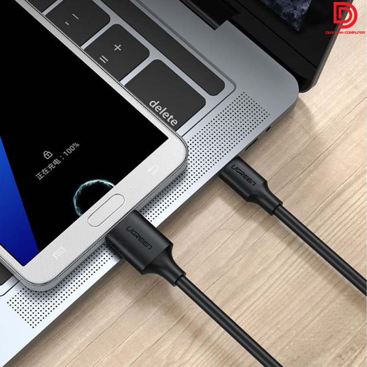 Cáp chuyển USB Type C to Micro USB 3.0 dài 1m chính hãng - Ugreen 20103