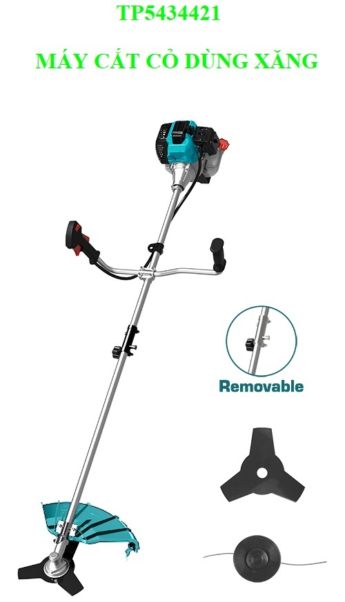 Máy cắt cỏ dùng xăng kèm lưỡi căt total tp5434421