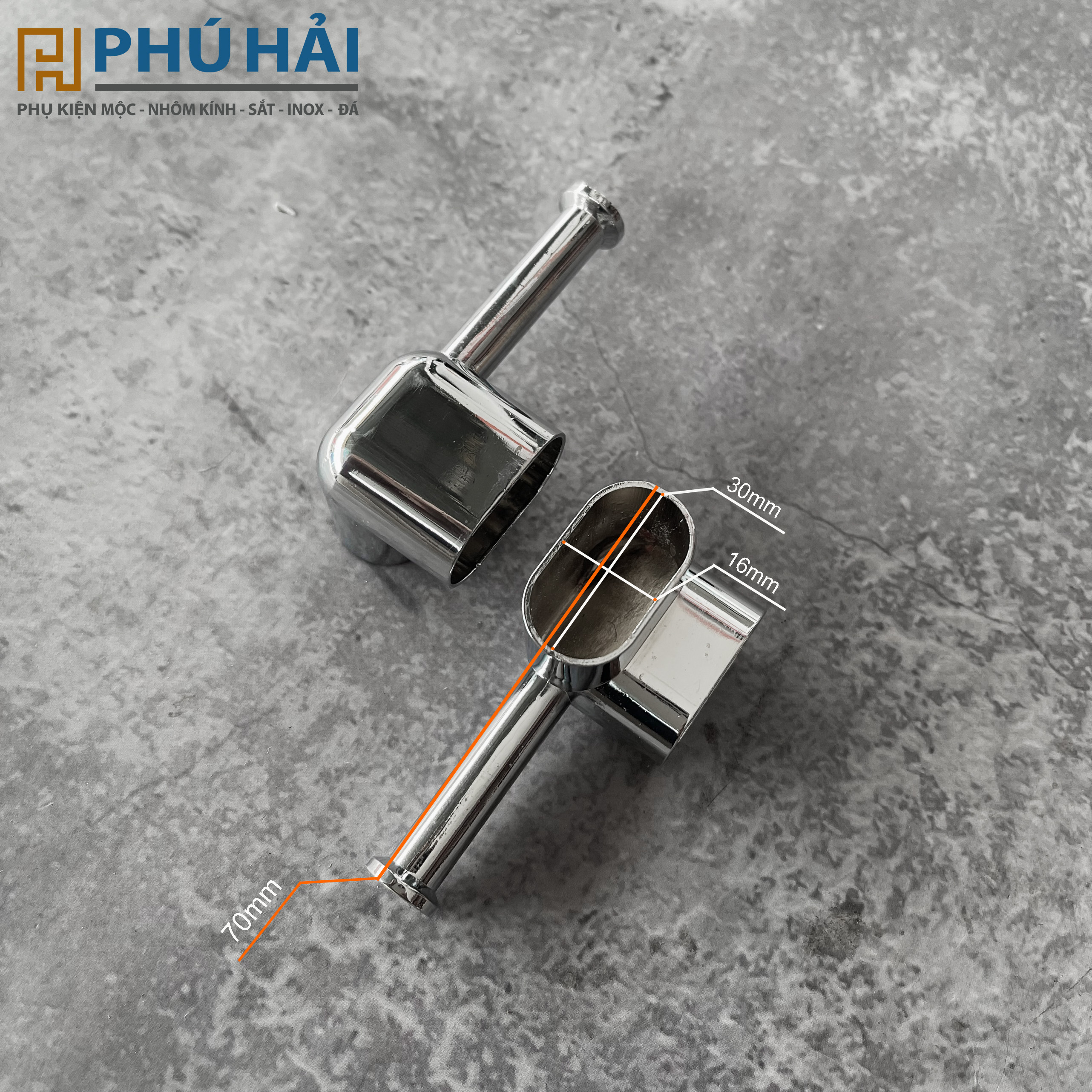 Bas treo góc tủ quần áo, Bas treo tường (cái)