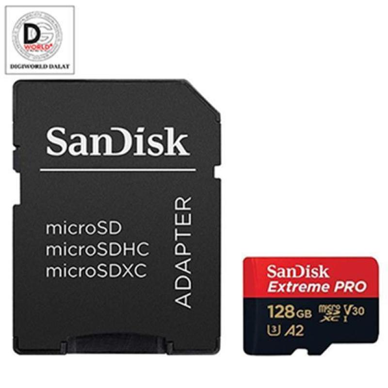 THẺ NHỚ MICRO SDXC UHS-I 128 GB EXTREME PRO VỚI BỘ CHUYỂN ĐỔI SD (170MB /S)
