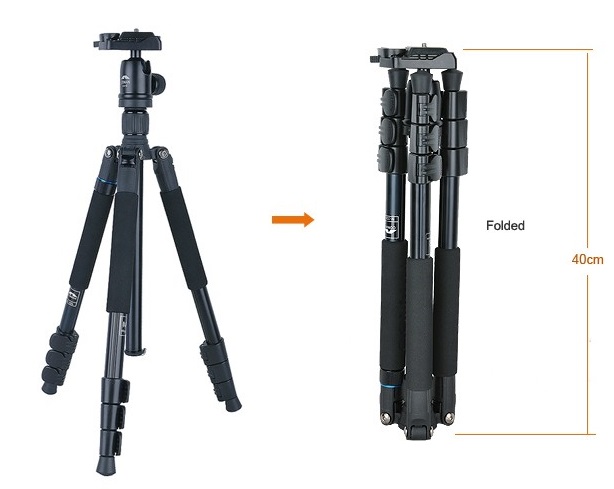Chân máy ảnh Tripod Coman TK-257+CV-0