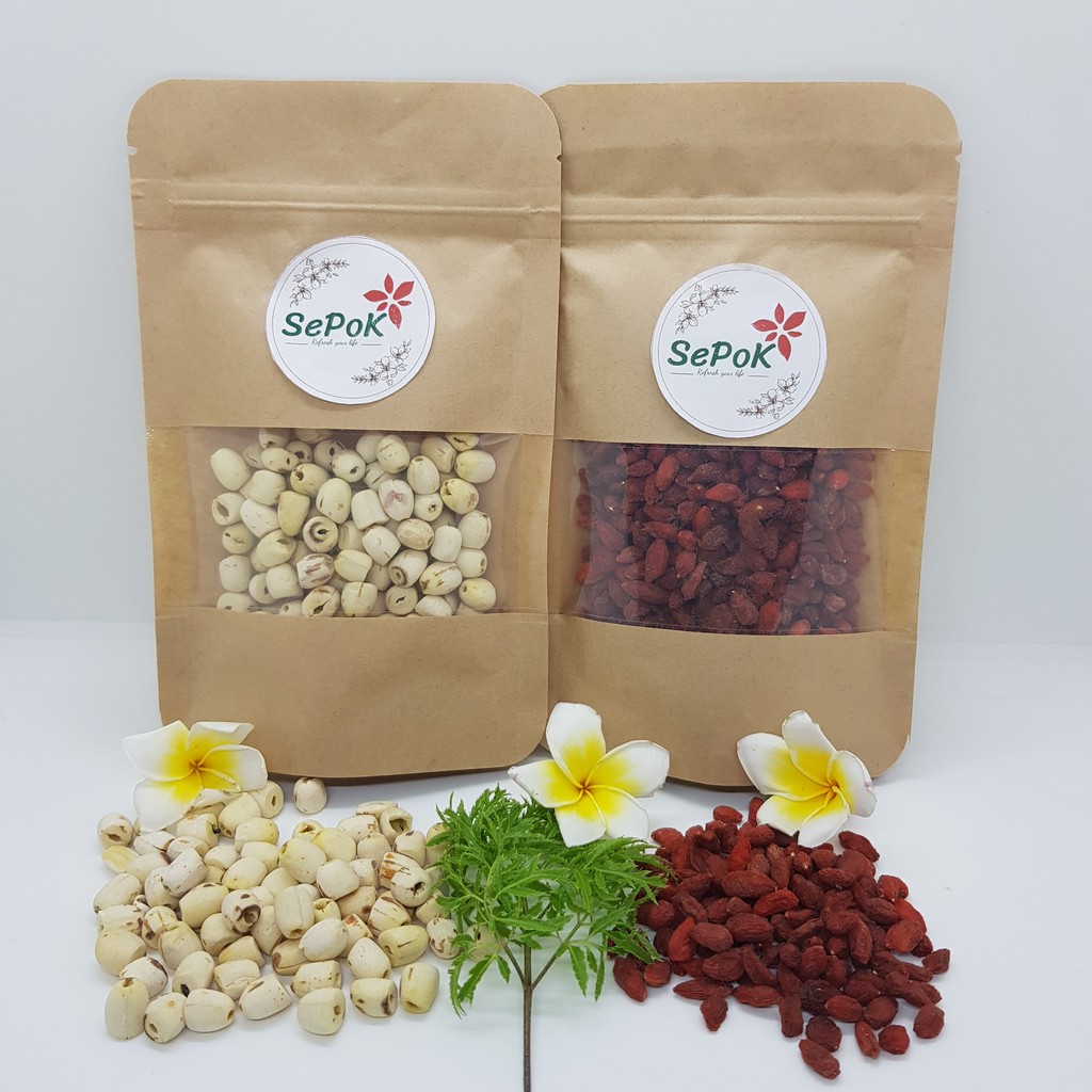 Combo Hạt sen và kỷ tử mỗi loại 100g-SePok