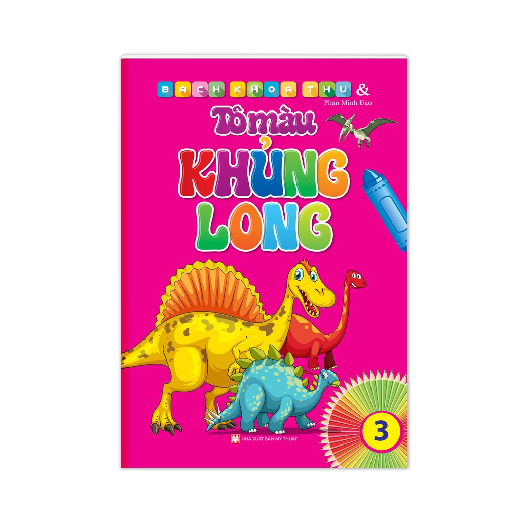 Sách - bách khoa thư và tô màu khủng long 3