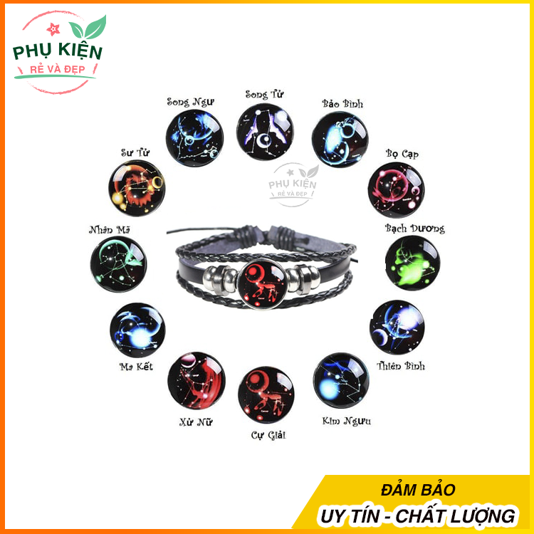 [HCM]Vòng Tay Phong Thủy 12 Cung Hoàng Đạo Độc Rẻ mà Chất - PHỤ KIỆN RẺ MÀ ĐẸP