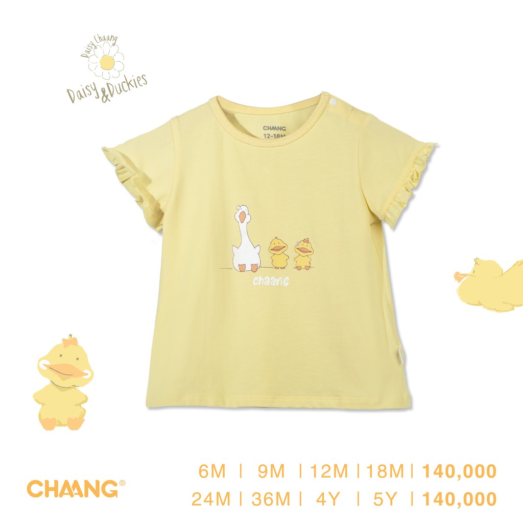 Áo Cộc Cho Bé Lake Vàng Chaang