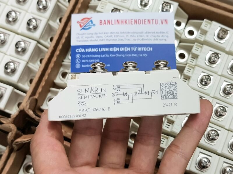 Skkt106/16e, skkt 106/16e thyristor semikron 106a 1600v