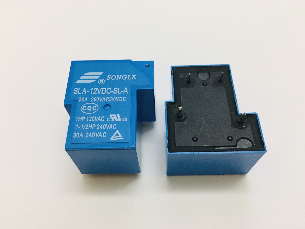 Relay, rơ le 5V, 12V 4 chân Songle