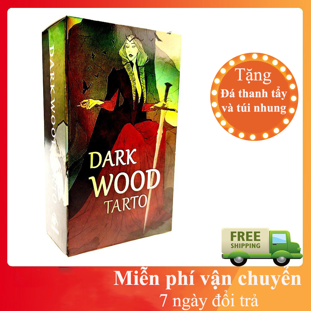Bộ bài dark wood tarot t27 óng ánh