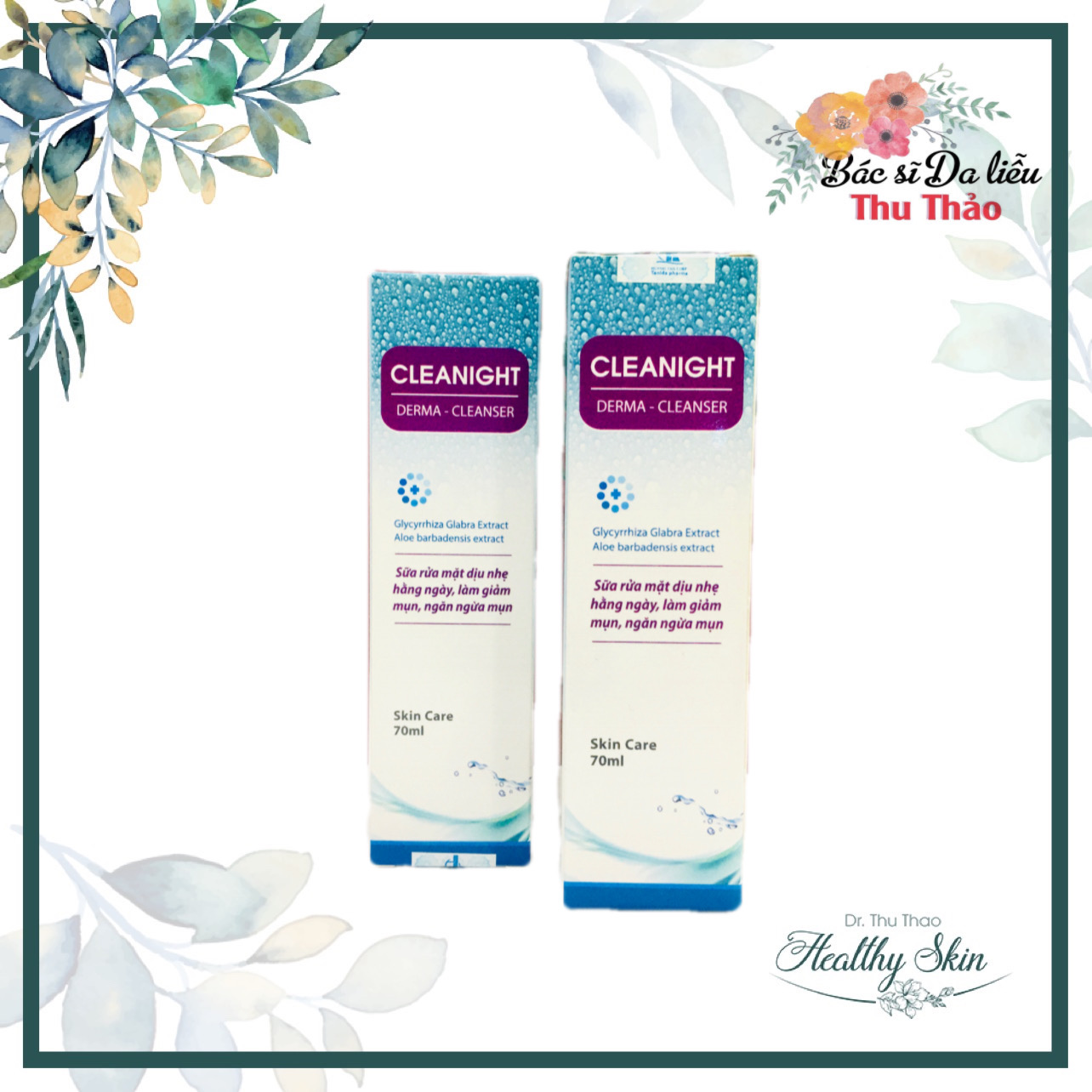 [70mL] SỮA RỬA MẶT CLEANIGHT DÀNH CHO MỌI LOẠI DA
