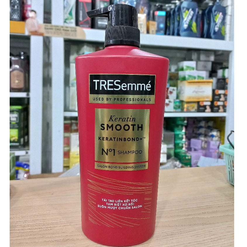 [HCM]Dầu gội TRESemme Keratin Smooth tinh dầu Argan 650ml