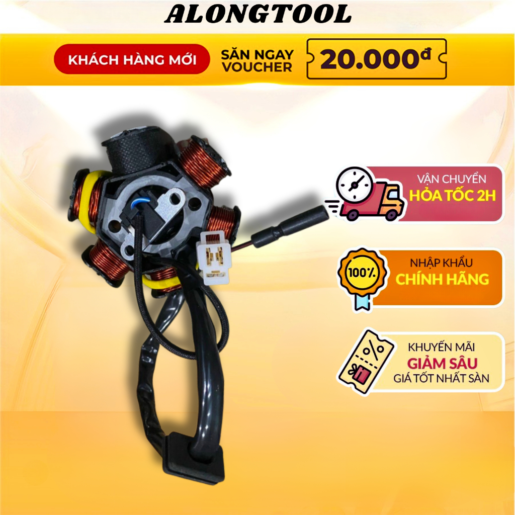 Cuộn điện Xe Máy ,Cuộn Lửa ALONGTOOL Wave A, dream việt,hàng chất lượng, hàng công ty,Đánh Lửa Mạnh