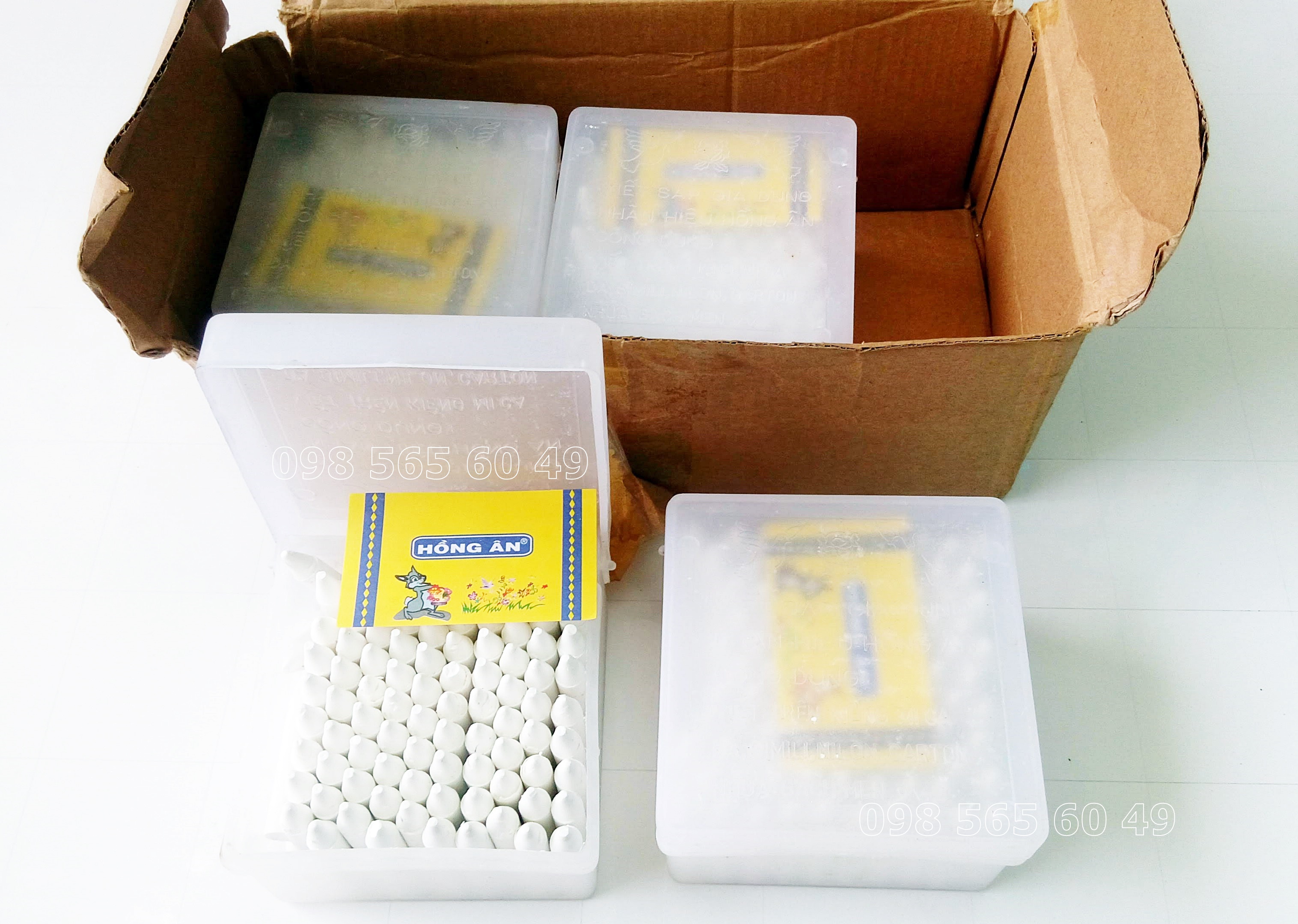 Phấn Sáp Ghi Yên Xe [ Hồng Ân - Hộp 100 Viên ]