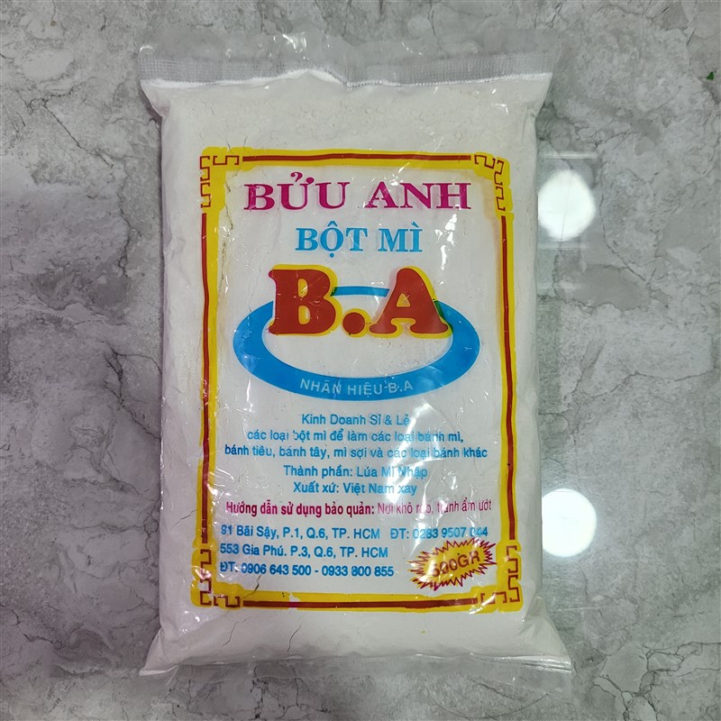Túi 500gr bột mì xay mịn loại 1