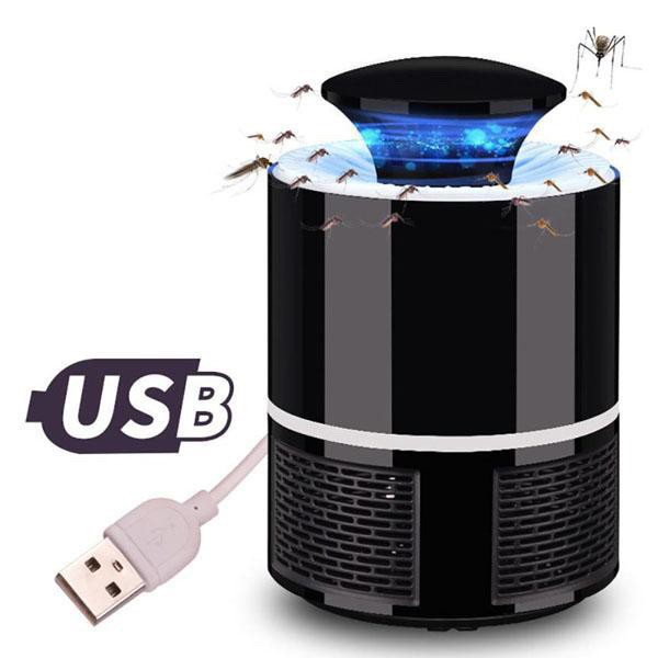 Đèn Bắt Muỗi Thông Minh Hình Trụ, Cắm Cổng Usb