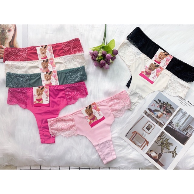 Combo 10 quần lọt khe su ren