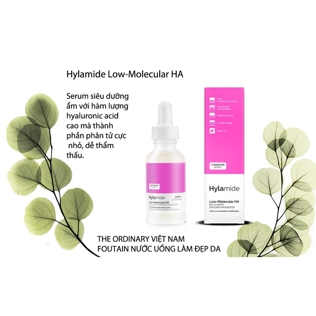 Serum Hylamide Low Molecular HA 30ml Tinh Chất Cấp Nước Dưỡng Ẩm Cho Da