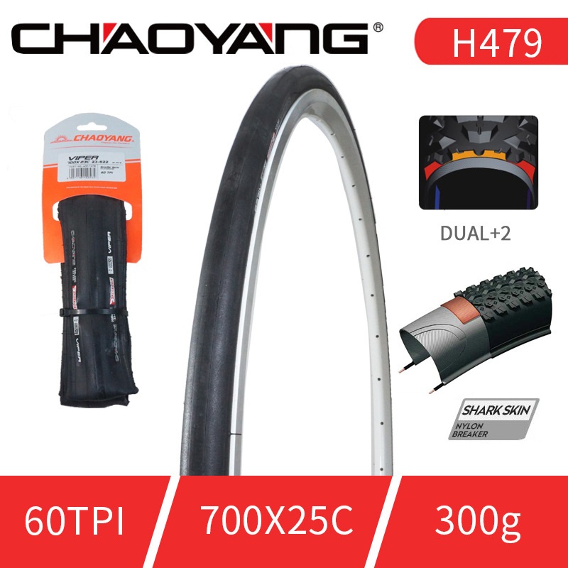 Chaoyang lốp xe đạp 120tpi siêu nhẹ h486 lốp xe đạp đường trường 700 25c lốp xe đạp fixie pneu lốp xe đạp gấp chống đâm đóng hộp