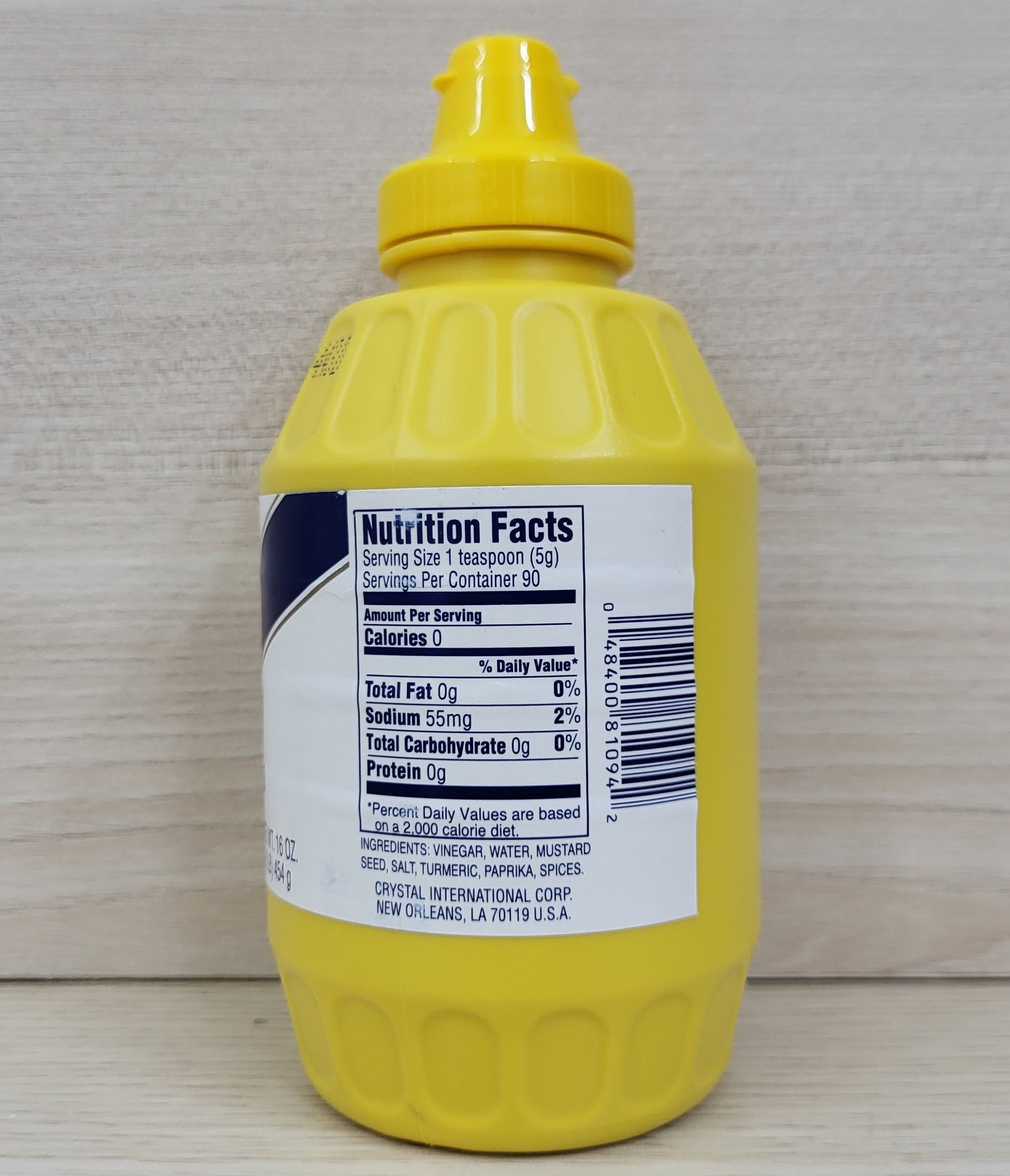 CRYSTAL (chai 454g) MÙ TẠT VÀNG Yellow Mustard