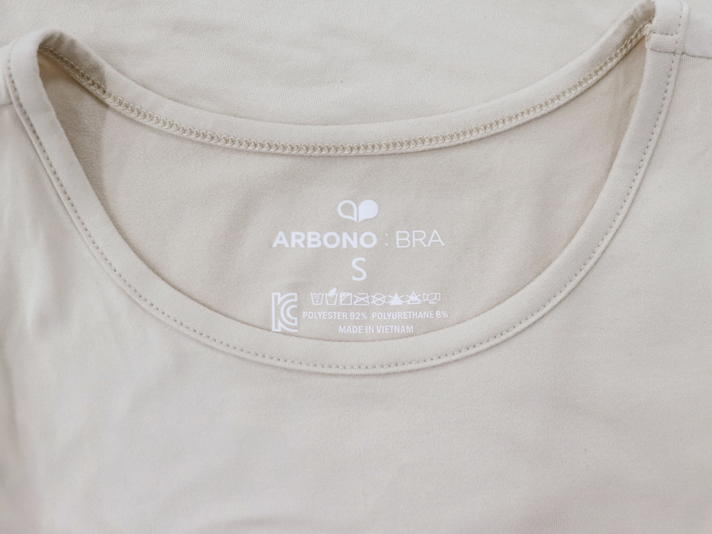 C2163 - Áo thun ba lỗ Arb0no Bra trơn